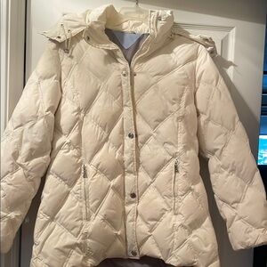 Tommy Hilfiger  Cream Quilted Jacket